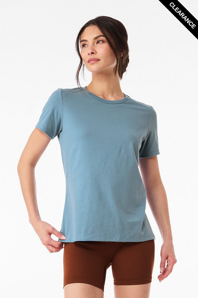Clearance - Bella+Canvas 6400 Women’s Relaxed Jersey Short Sleeve Tee | Vintage Denim