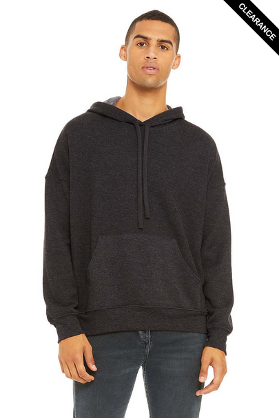 Clearance - Bella+Canvas 3729 Unisex Sponge Fleece Pullover DTM Hoodie | Dark Grey Heather