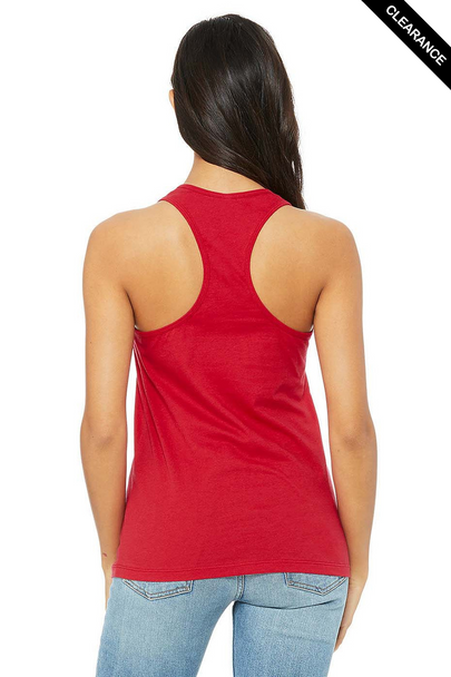 Clearance - Bella+Canvas 6008 Women's Jersey Racerback Tank Top | Red