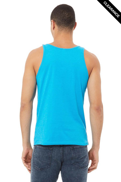 Clearance - Bella+Canvas 3480 Unisex Jersey Tank Top | Neon Blue