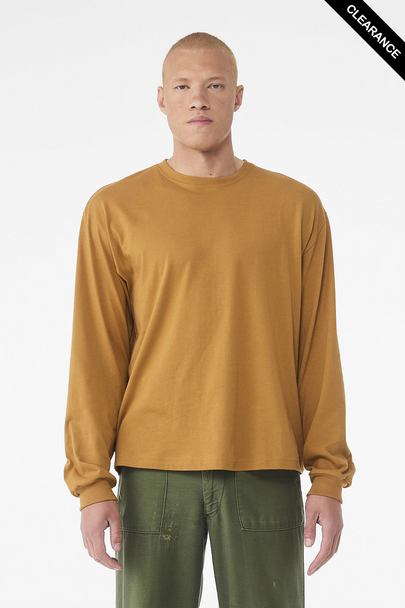 Clearance - Bella + Canvas 3511 Unisex Heavyweight Long-Sleeve T-Shirt | Toast