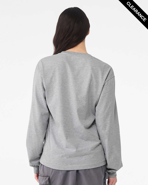 Clearance - Bella + Canvas 3511 Unisex Heavyweight Long-Sleeve T-Shirt | Athletic Heather