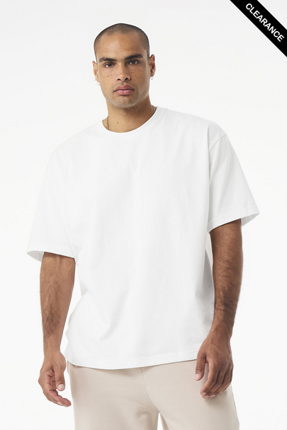 Clearance - BELLA + CANVAS 4610 7.5 oz Heavyweight Tee | White