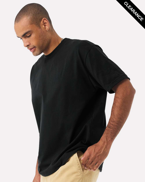 Clearance - BELLA + CANVAS 4610 7.5 oz Heavyweight Tee | Black