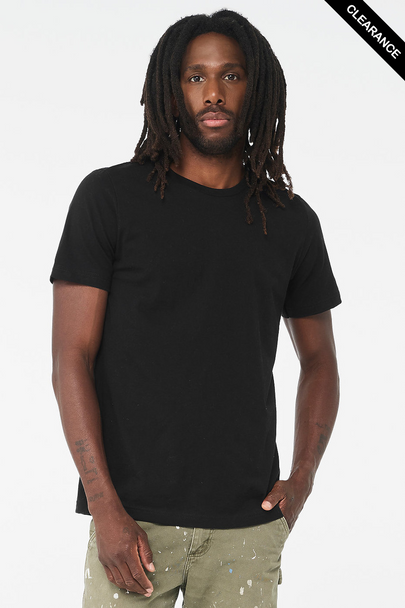 Clearance - Bella+Canvas 3001 Unisex Jersey Short Sleeve Tee | Black