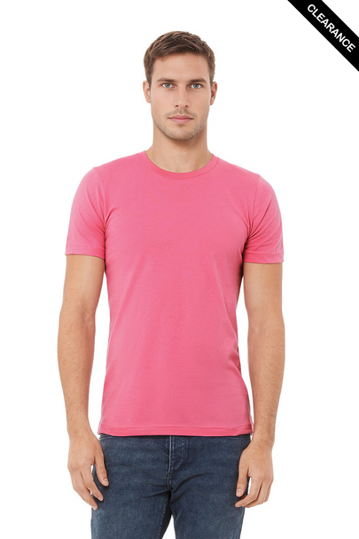 Clearance - Bella+Canvas 3001 Unisex Jersey Short Sleeve Tee | Charity Pink