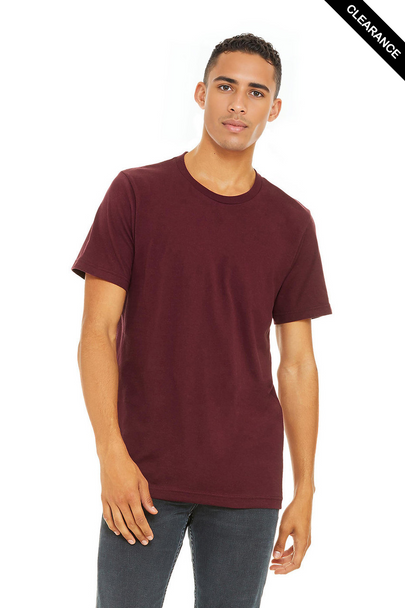 Clearance - Bella+Canvas 3001 Unisex Jersey Short Sleeve Tee | Maroon