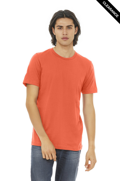 Clearance - Bella+Canvas 3001 Unisex Jersey Short Sleeve Tee | Coral