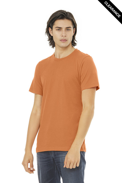 Clearance - Bella+Canvas 3001 Unisex Jersey Short Sleeve Tee | Burnt Orange