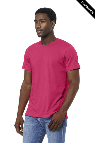 Clearance - Bella+Canvas 3001 Unisex Jersey Short Sleeve Tee | Fuchsia
