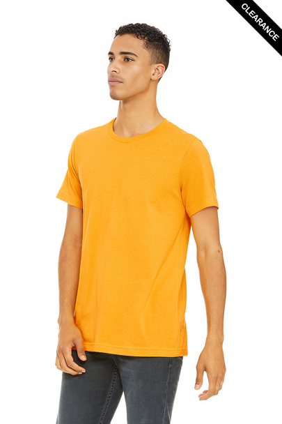 Clearance - Bella+Canvas 3001 Unisex Jersey Short Sleeve Tee | Gold