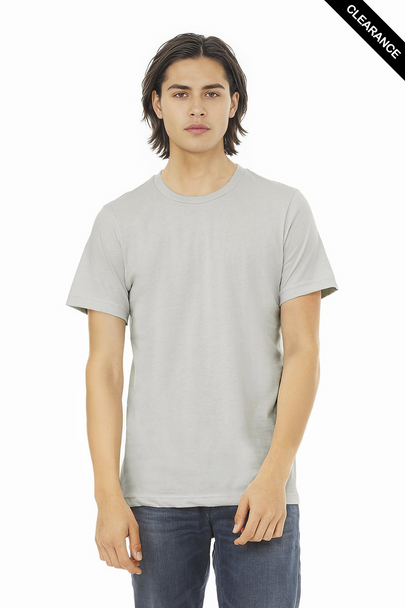 Clearance - Bella+Canvas 3001 Unisex Jersey Short Sleeve Tee | Silver
