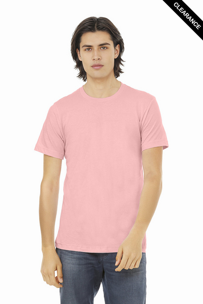Clearance - Bella+Canvas 3001 Unisex Jersey Short Sleeve Tee | Pink