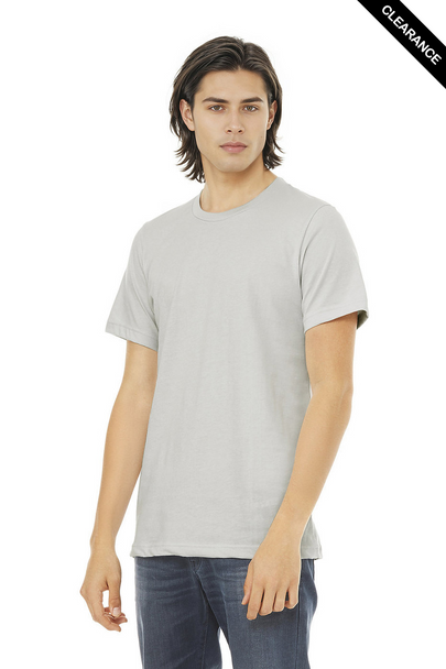 Clearance - Bella+Canvas 3001 Unisex Jersey Short Sleeve Tee | Silver