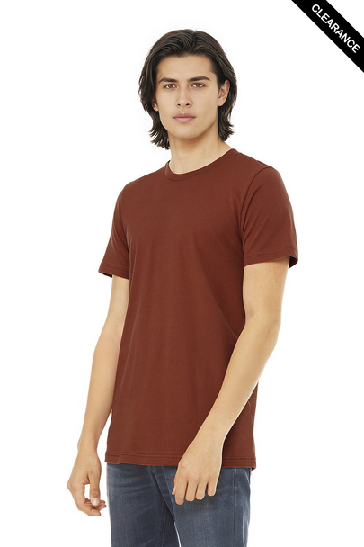 Clearance - Bella+Canvas 3001 Unisex Jersey Short Sleeve Tee | Rust