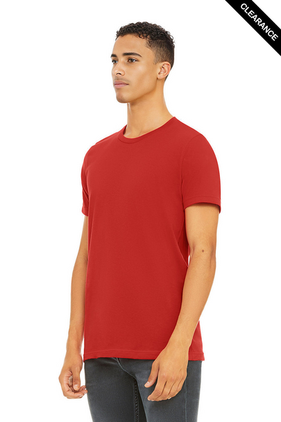 Clearance - Bella+Canvas 3001 Unisex Jersey Short Sleeve Tee | Red