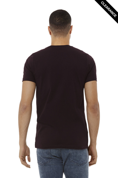 Clearance - Bella+Canvas 3001 Unisex Jersey Short Sleeve Tee | Oxblood Black