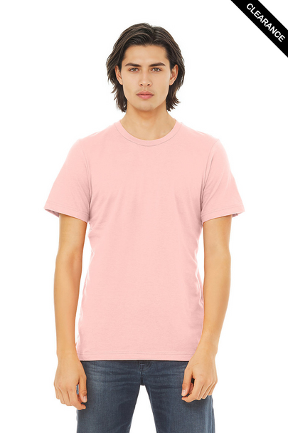 Clearance - Bella+Canvas 3001 Unisex Jersey Short Sleeve Tee | Soft Pink