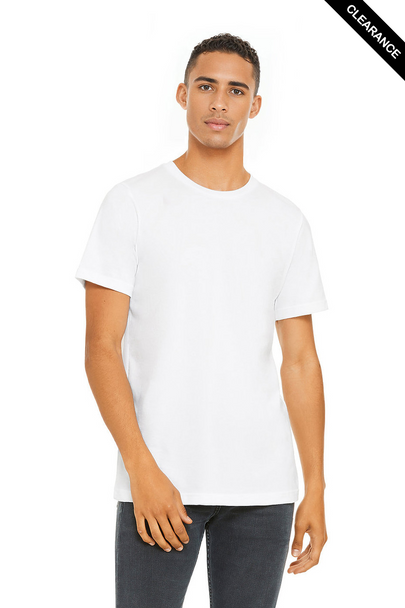 Clearance - Bella+Canvas 3001 Unisex Jersey Short Sleeve Tee | White