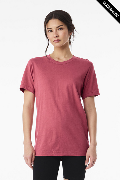Clearance - Bella+Canvas 3001 Unisex Jersey Short Sleeve Tee | Vintage Red