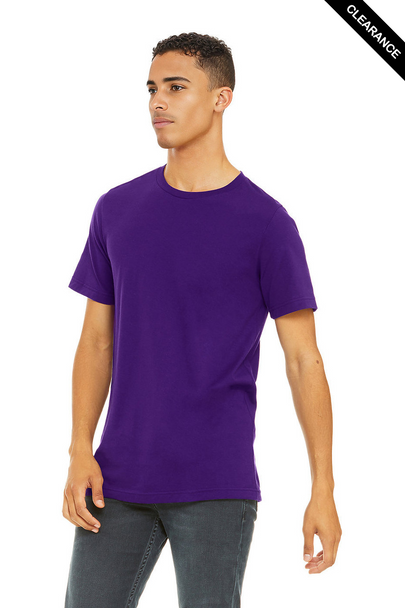 Clearance - Bella+Canvas 3001 Unisex Jersey Short Sleeve Tee | Team Purple