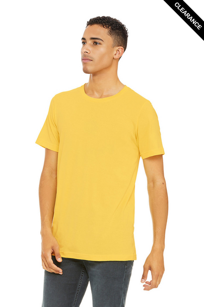 Clearance - Bella+Canvas 3001 Unisex Jersey Short Sleeve Tee | Yellow