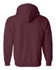 Heavy Blend Full Zip Hoodie - 50/50 Cotton Polyester, Safety Green, Large