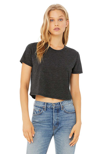 Bella+Canvas 8882 Women's Flowy Cropped T-shirt