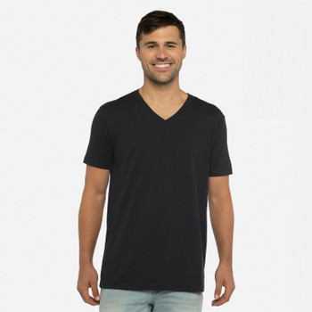 Calida Men's Focus V-Neck T-Shirt, 14065, Black, S at  Men's