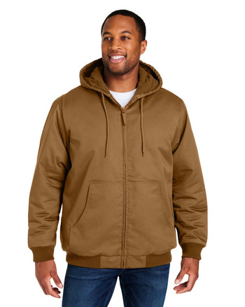 Harriton M722T Men's Tall ClimaBloc® Heavyweight Hooded Full-Zip