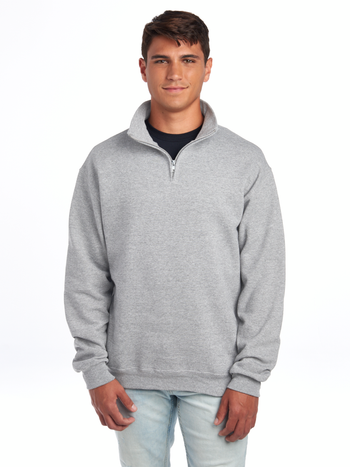 【NEE】NEE HALF ZIP SWEAT (L) Men's Black Relaxed Fit Half-zip Sweatshirt | H&M CA