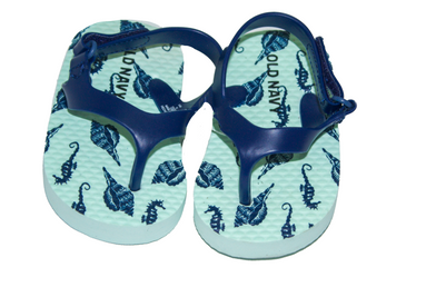 Baby Navy Blue Sea Flip Flop Sandal 