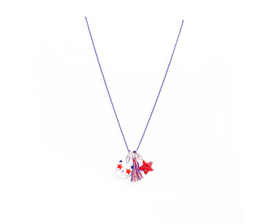 Americana Girls Tassel Start Necklace