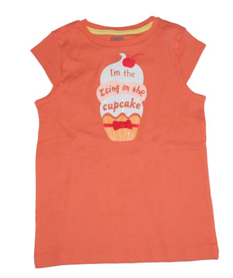 Toddle Girl Icing on The Cupcake Tee