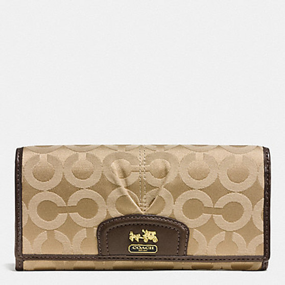 coach madison op art wallet