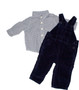 Baby Boy Baby Corduroy Overall set  2-Piece Set