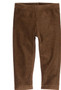  Baby Girl Brown Velour Legging