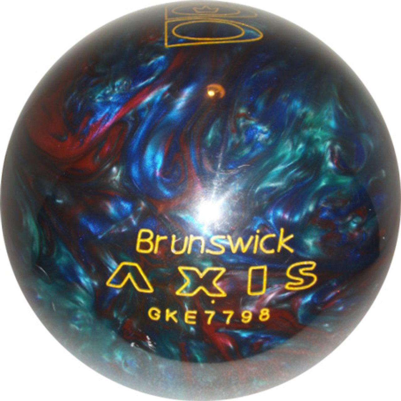 その他 Brunswick Bowling Brunswick Z Zone Blue Bowling Ball - 12.2 lbs. Drilled, (EUC