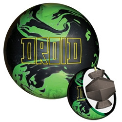 だい!!+1球 Lane #1 Droid Solid Bowling Ball - 123Bowl