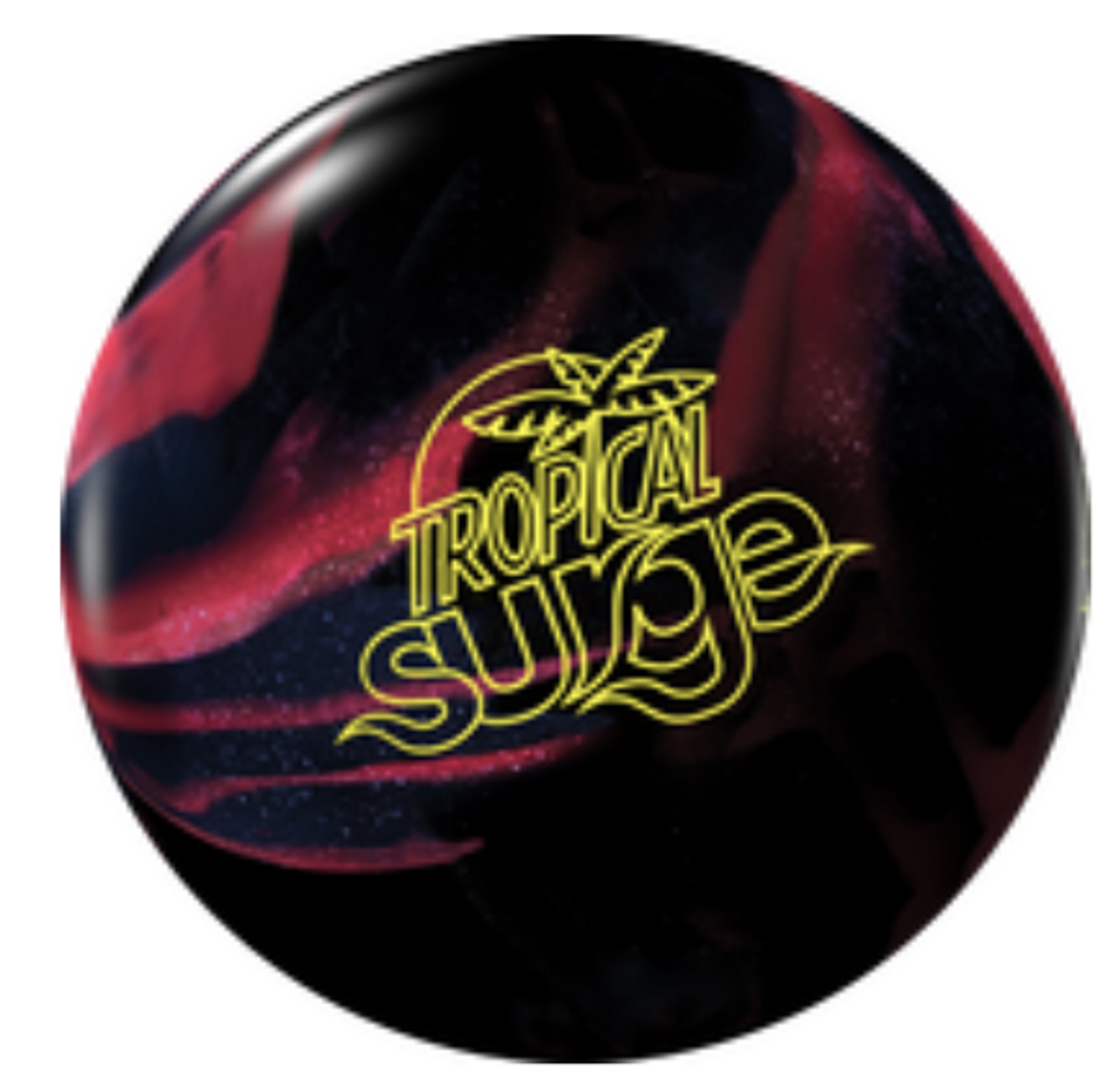 STORM TROPICAL BLACK/BLUE 15P 新品未使用 並行輸入品】Storm トロピカルサージドリル済みボウリングボール