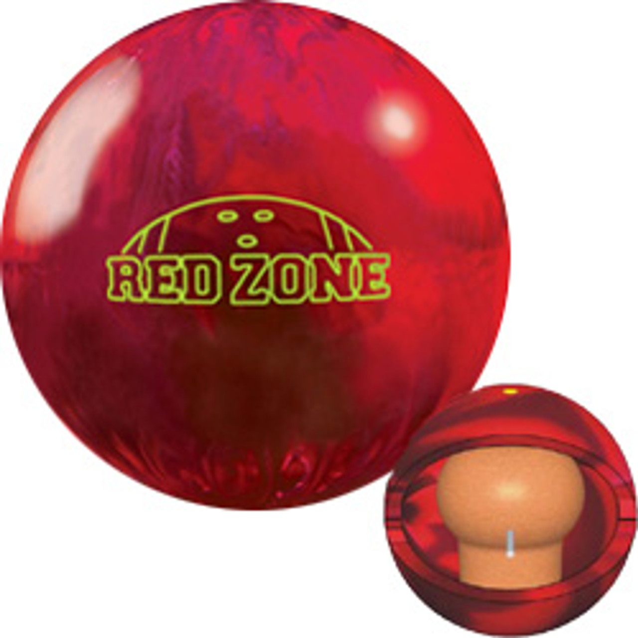 Brunswick Red Zone Solid Bowling Ball - 123Bowl