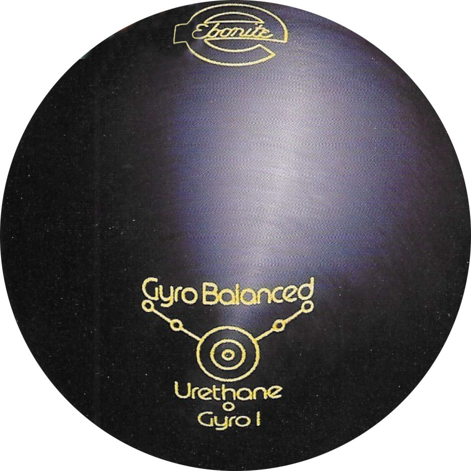 Ebonite Gyro I Black Sanded Bowling Ball - 123Bowl