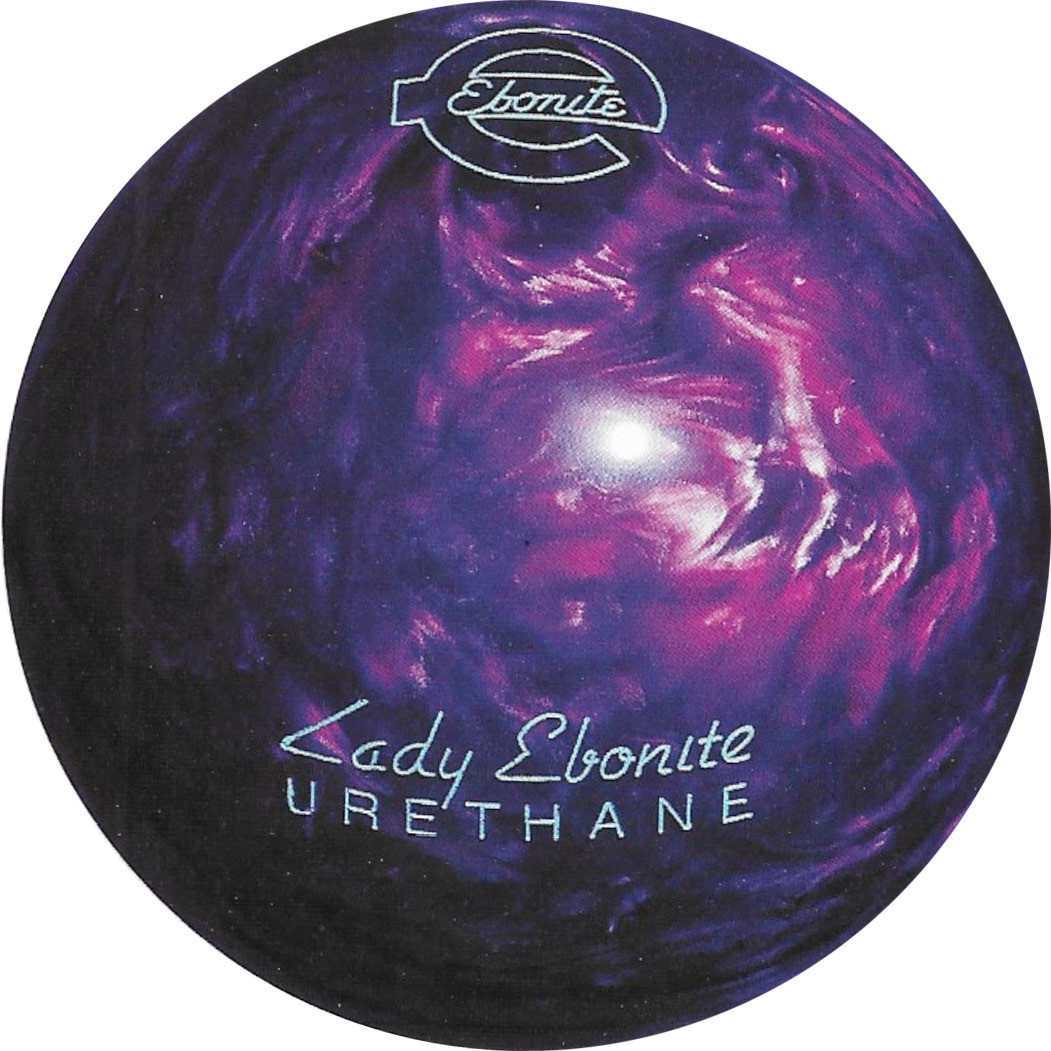 Ebonite Lady Ebonite Urethane Violet Bowling Ball - 123Bowl