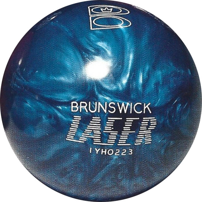 Brunswick Blue Laser Bowling Ball 123Bowl