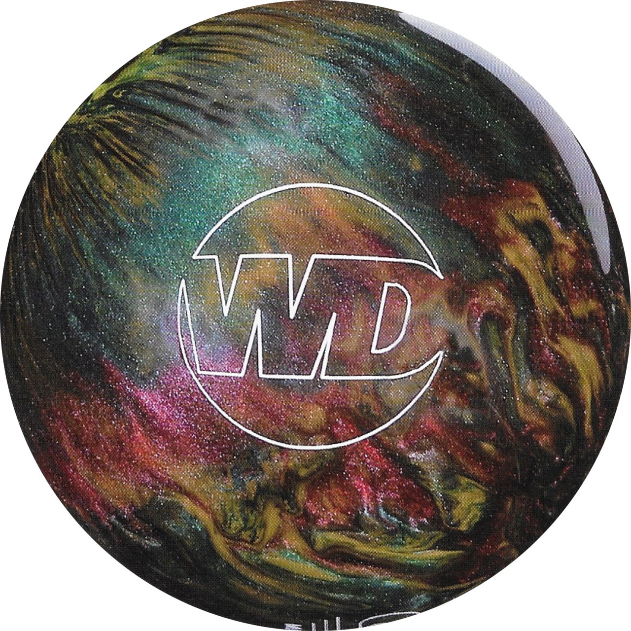 Columbia 300 White Dot Red Orange Green Pearl Bowling Ball - 123Bowl