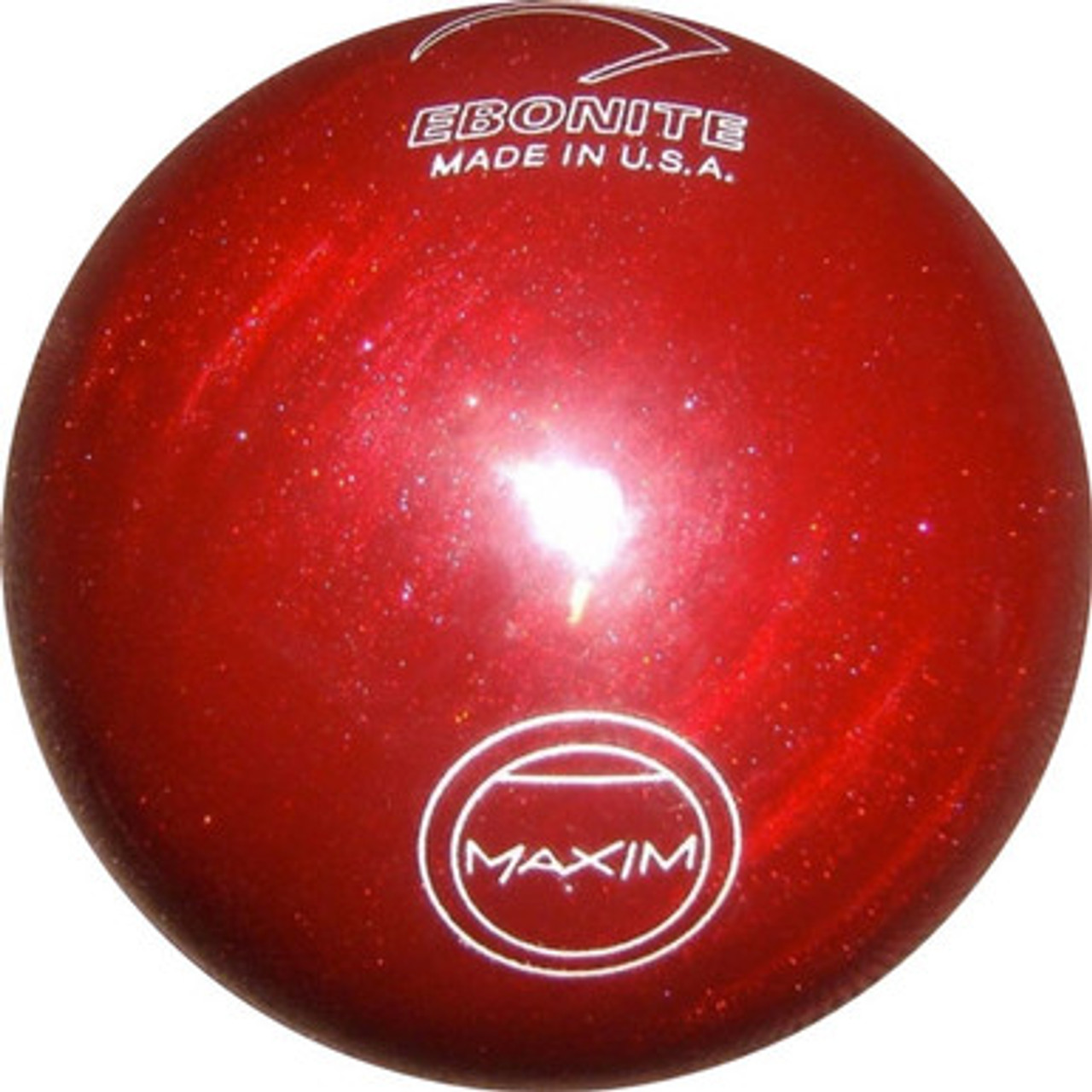 Ebonite Maxim Red Sparkle Bowling Ball - 123Bowl