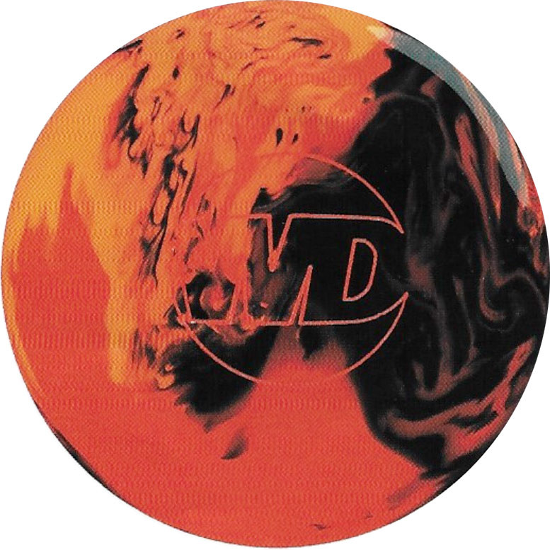 Columbia 300 White Dot Red Orange Black Bowling Ball - 123Bowl