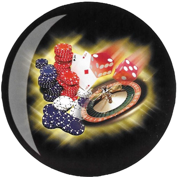 Brunswick Viz-A-Ball Casino Bowling Ball - 123Bowl