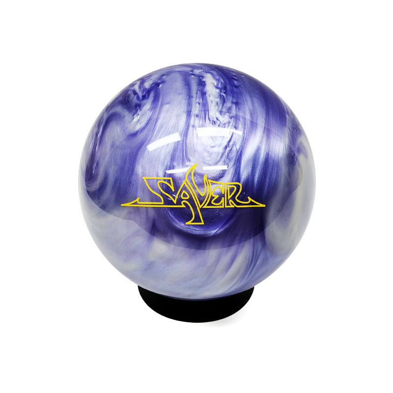 Lane Masters Saver Purple / White Urethane Bowling Ball - 123Bowl