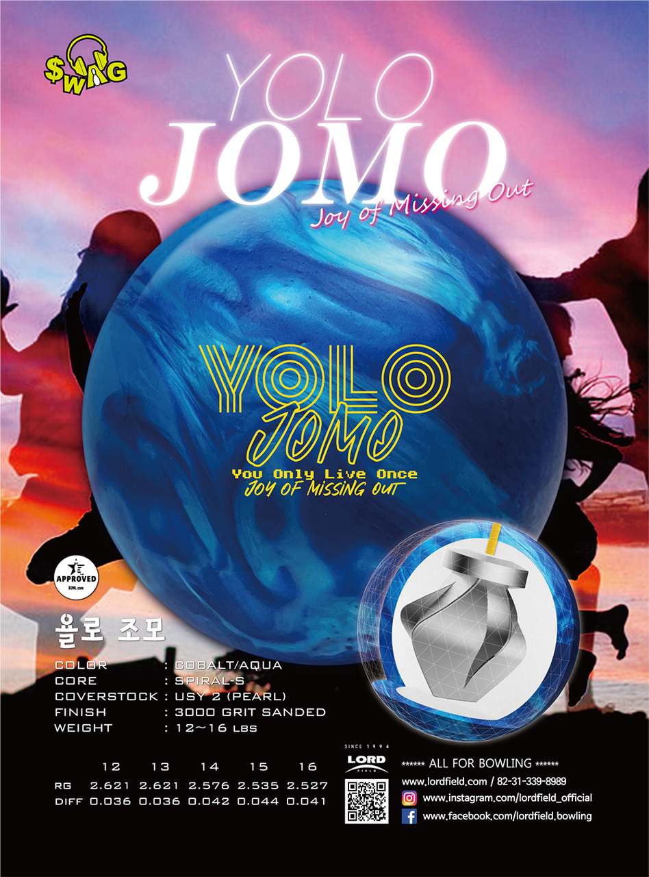 Lord Field Swag Yolo Jomo Bowling Ball 123Bowl